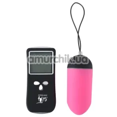 Виброяйцо All Time Favorites 10 Functions Wireless Remote Egg With Display, розовое - Фото №1
