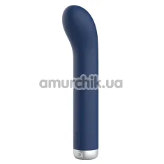 Вібратор для точки G Mai Attraction Pleasure Toys Silver Edition G-Spot, синій - Фото №1