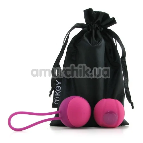 Вагінальні кульки KEY Stella I Single Kegel Ball Set, рожеві