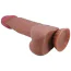 Фаллоимитатор Sliding Skin Bendable 8.5, светло-коричневый - Фото №6