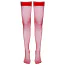 Чулки Cottelli Legwear Halterlose Strumpfe Hold-Up Stockings 2520044, красные - Фото №3