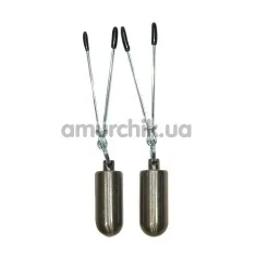 Затискачі на соски з грузиками Sextreme Nippelspangen, 50 гр - Фото №1