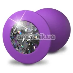Анальная пробка Fantasy For Her Her Little Gem L, фиолетовая - Фото №1
