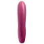 Вибратор с вакуумным стимулятором Satisfyer Sunray, бордовый - Фото №6