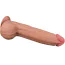Фаллоимитатор Sliding-Skin Dual Layer Dong King Sized 12, телесный - Фото №3