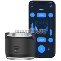 Интерактивный мастурбатор с вибрацией Kiiroo Powershot, прозрачный - Фото №1