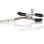Зажимы для сосков и клитора Nipple Play Triple Intimate Clamps, серебряные - Фото №3