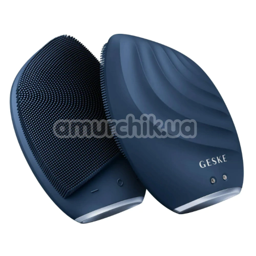 Ультразвуковая щетка для лица Geske Sonic Facial Brush 5 in 1, синяя - Фото №1