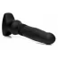 Анальный вибратор с толчками Thunderplugs Silicone Vibrating & Squrming Plug with Remote Control, черный - Фото №2
