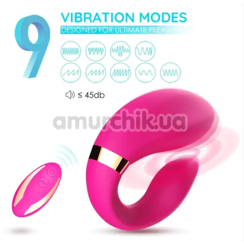 Вібратор Boss Series Couples Vibrator, рожевий