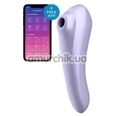 Симулятор орального сексу для жінок Satisfyer Dual Pleasure, фіолетовий - Фото №1