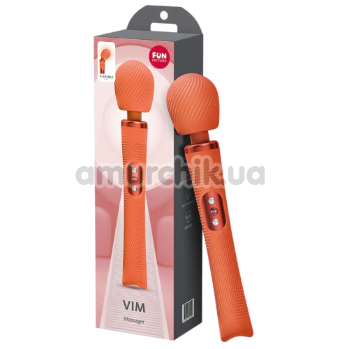 Универсальный вибромассажер Fun Factory VIM Orange, оранжевый