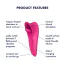 Клиторальный вибратор с подвижным язычком Satisfyer Tongue Master, розовый - Фото №6