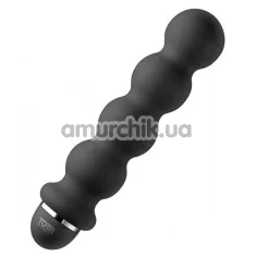 Анальный вибратор Tom of Finland Stacked Ball 5X Vibe, черный - Фото №1