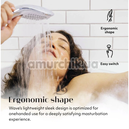 Насадка для душа Womanizer The Original Wave, срібна