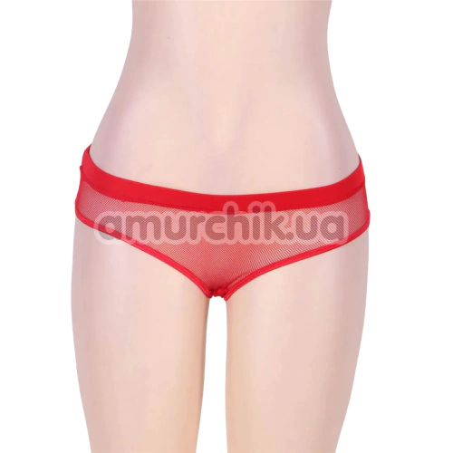Трусики Star Night Netted Open Back Hipster Panty, красные