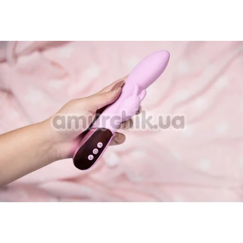 Вібратор Loveline Ultra Soft Silicone Rabbit Vibrator, бузковий