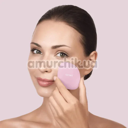 Щітка для обличчя Geske Facial Brush 4 in 1, рожева