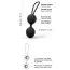 Вагинальные шарики Dorcel Dual Balls Boules De Geisha, черные - Фото №3