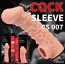 Насадка на пеніс Kokos Cock Sleeve CS 007-L, тілесна - Фото №9
