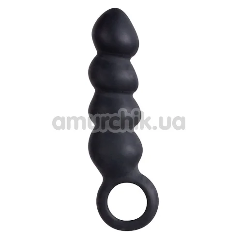 Анальна пробка Menz Stuff Bulbed Invader, чорна - Фото №1