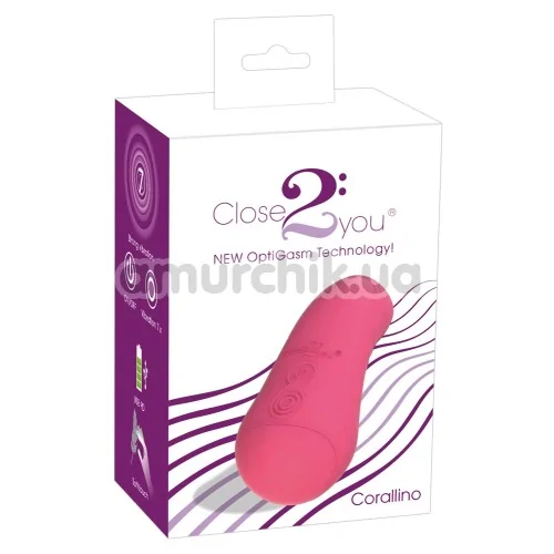 Кліторальний вібратор Close2you Corallino, рожевий
