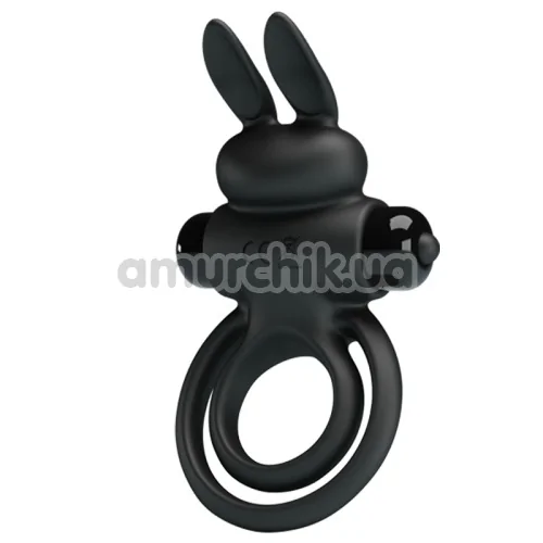 Віброкільце Pretty Love Vibrant Penis Ring III, чорне - Фото №1