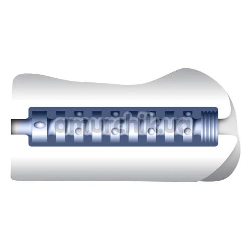 Искусственная вагина Adam & Eve Intensity Power Stroker, прозрачная