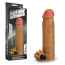 Насадка на пеніс з вібрацією Revolutionary Silicone Nature Extender LV414100, коричнева - Фото №6