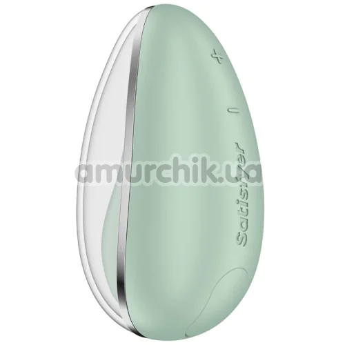 Клиторальный вибратор Satisfyer Drop To Go, зеленый