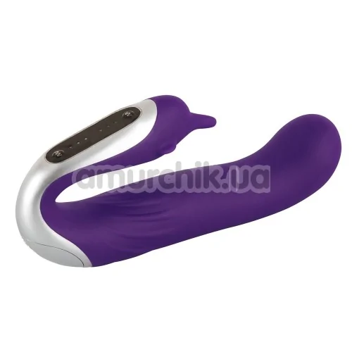 Вібратор Smile Hands Free Dolphin, фіолетовий