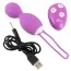 Вагинальные шарики Sweet Smile Remote Controlled Rotating Love Balls, фиолетовые - Фото №3