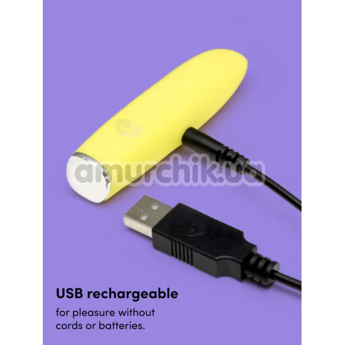 Клиторальный вибратор Lovehoney Mon Ami Bullet Massager, желтый