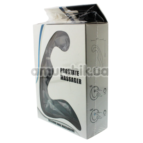 Вібростимулятор простати Silicone Prostate Massager, чорний