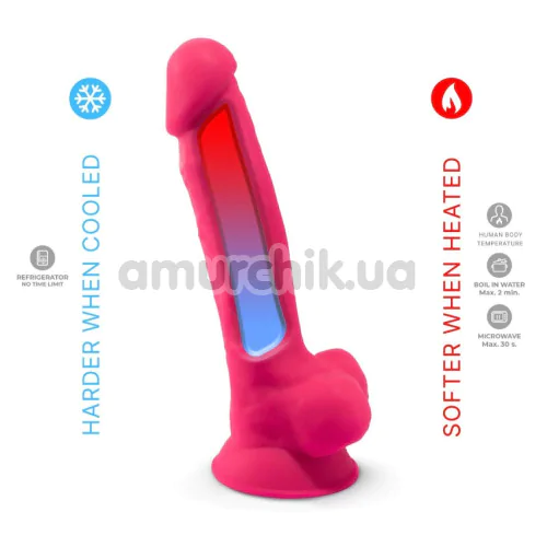 Фаллоимитатор Silexd Premium Silicone Dildo Model 1 Size 7, розовый