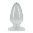 Анальна пробка Crystal Clear Big Plug 12.2, прозора - Фото №1