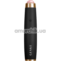 Ультразвукова ручка-масажер для обличчя Geske Sonic Rose Quartz LED Depuffing Pen 8 in 1, сіра - Фото №1