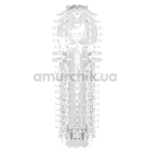 Насадка на пенис Superme Nubby Sleeve, прозрачная