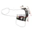 Эрекционное кольцо Rebel Men's Gear Cock Strap With Ball Stretcher с фиксацией мошонки, черное - Фото №8