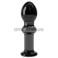 Анальная пробка Love Toy Glass Romance Dildo GS14, черная - Фото №1