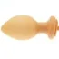 Анальний розширювач з вібрацією Butt Plug mit Pneumatik, тілесний - Фото №4