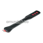Шльопалка з серденьками EasyToys Spanking Paddle, чорна - Фото №1