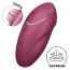 Клиторальный вибратор с пульсацией Satisfyer Tap & Climax 1, бордовый - Фото №4