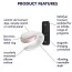 Вібратор Satisfyer Double Love Luxury Partner Vibrator, білий - Фото №9