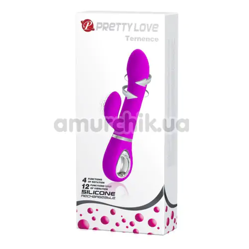 Вибратор Pretty Love Ternence, фиолетовый