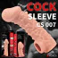 Насадка на пенис Kokos Cock Sleeve CS 007-S, телесная - Фото №8