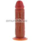 Фаллоимитатор Get Real Skin Foreskin Dong 19 cm, светло-коричневый - Фото №1