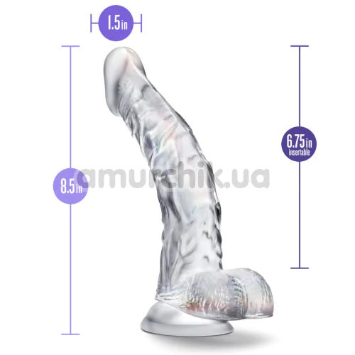 Фалоімітатор B Yours Diamond Luster 8, прозорий