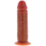 Фаллоимитатор Get Real Skin Foreskin Dong 19 cm, светло-коричневый - Фото №1