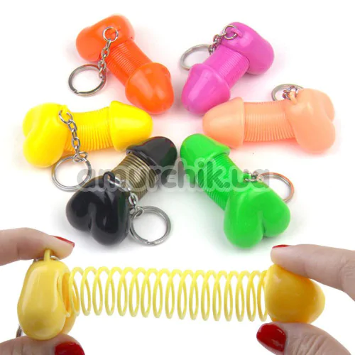 Брелок в виде пениса Roomfun Cock Keychain, черный